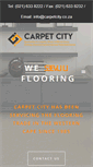 Mobile Screenshot of carpetcity.co.za